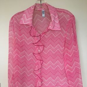 Shelli Segal silk blouse